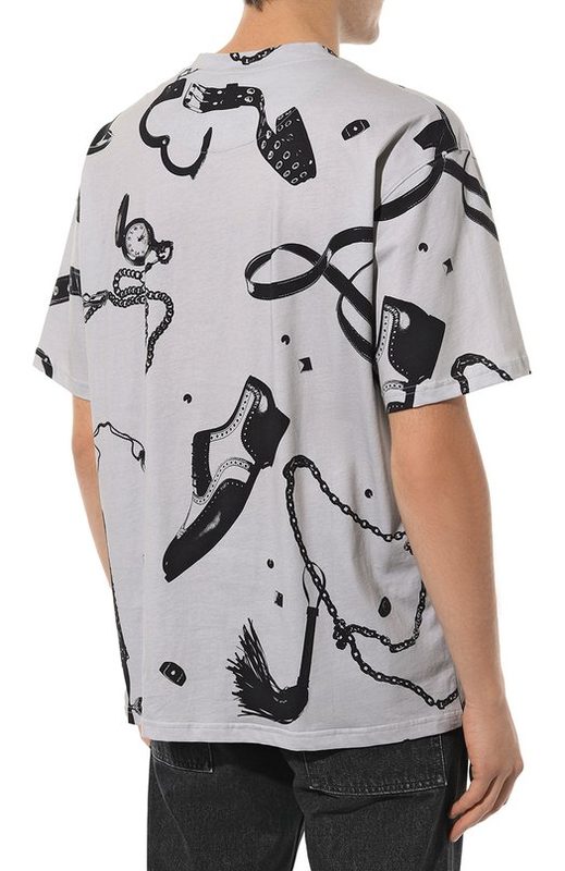 Хлопковая футболка Moschino 4