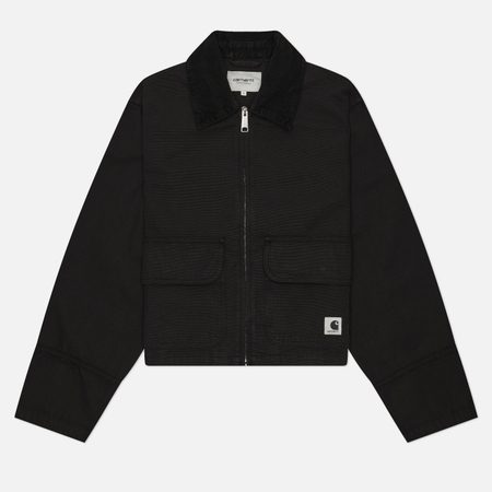 Женская куртка ветровка Carhartt WIP W' Prescott, цвет чёрный