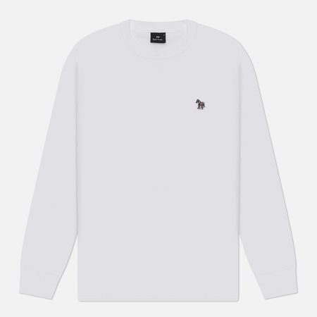Мужской лонгслив Paul Smith Zebra Logo Regular, цвет белый