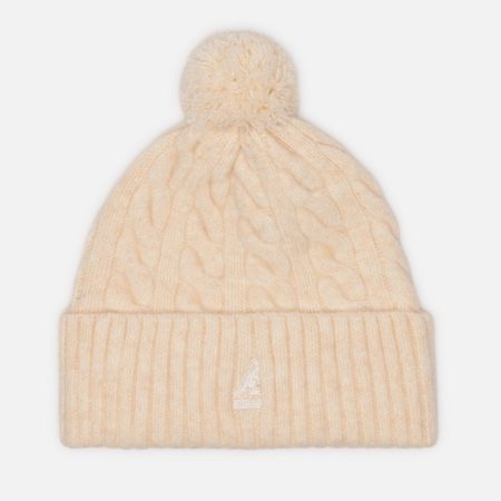 Шапка Kangol Pompom, цвет белый