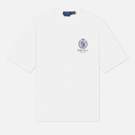 Мужская футболка Polo Ralph Lauren Relaxed Fit Jersey Graphic, цвет белый