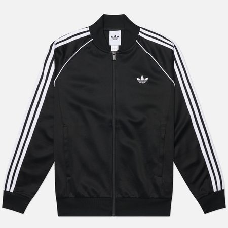 Мужская олимпийка adidas Originals SST Track, цвет чёрный