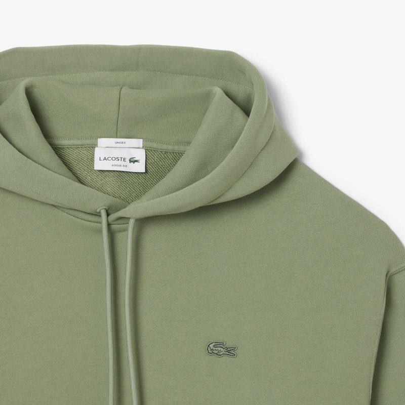 Хлопковый свитшот Lacoste унисекс свободного кроя 5