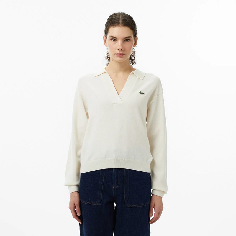 Женский шерстяной свитер Lacoste