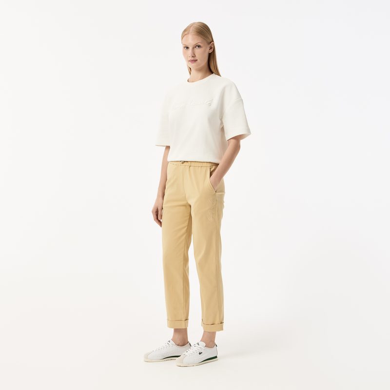 Женские брюки Lacoste стандартного кроя с регулируемым поясом