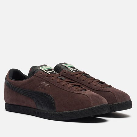 Мужские кроссовки Puma Brasil Leather, цвет коричневый