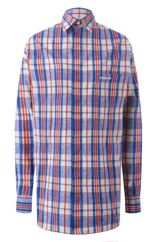 Хлопковая рубашка VETEMENTS