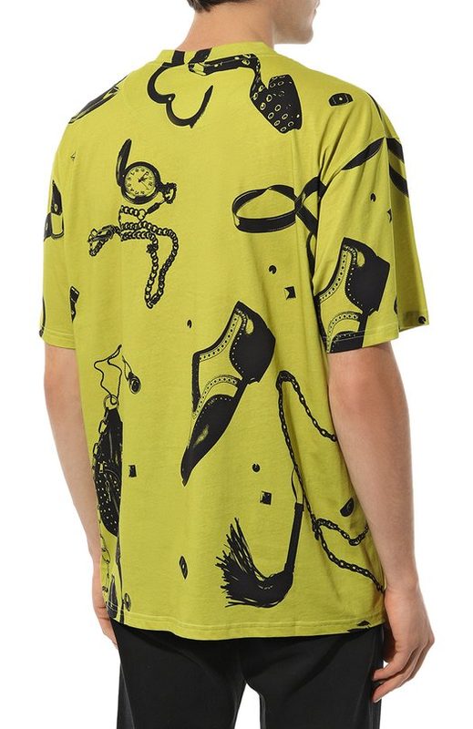 Хлопковая футболка Moschino 4