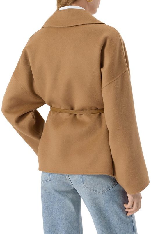 Полупальто из шерсти и кашемира Max Mara Studio 4