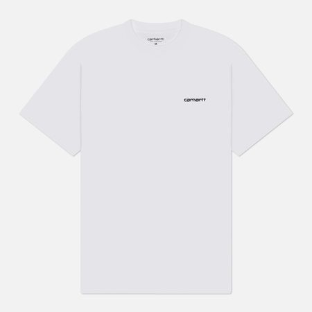 Мужская футболка Carhartt WIP Script Embroidery, цвет белый