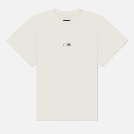 Мужская футболка Maison Margiela MM6 Numeric Cotton, цвет белый