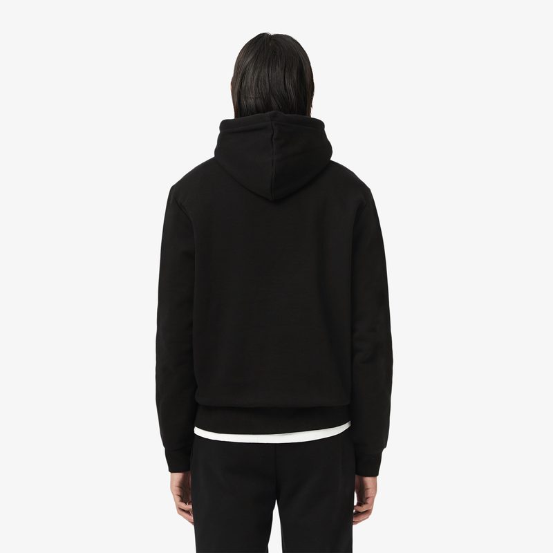 Мужское худи Lacoste классического кроя с флисом 2