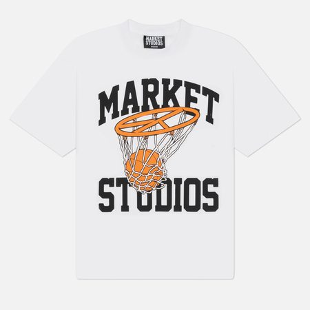 Мужская футболка MARKET Shooting For Peace, цвет белый