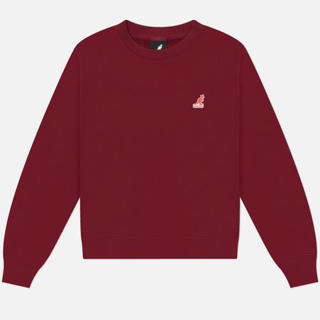 Женская толстовка Kangol Diagonal Lettering, цвет бордовый