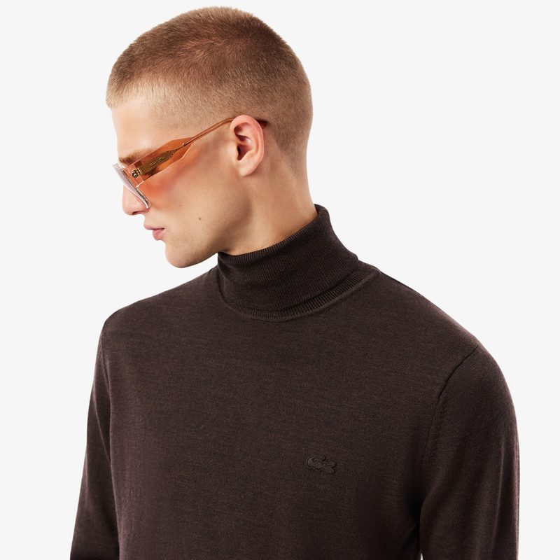 Мужская водолазка Lacoste из мериносовой шерсти 3