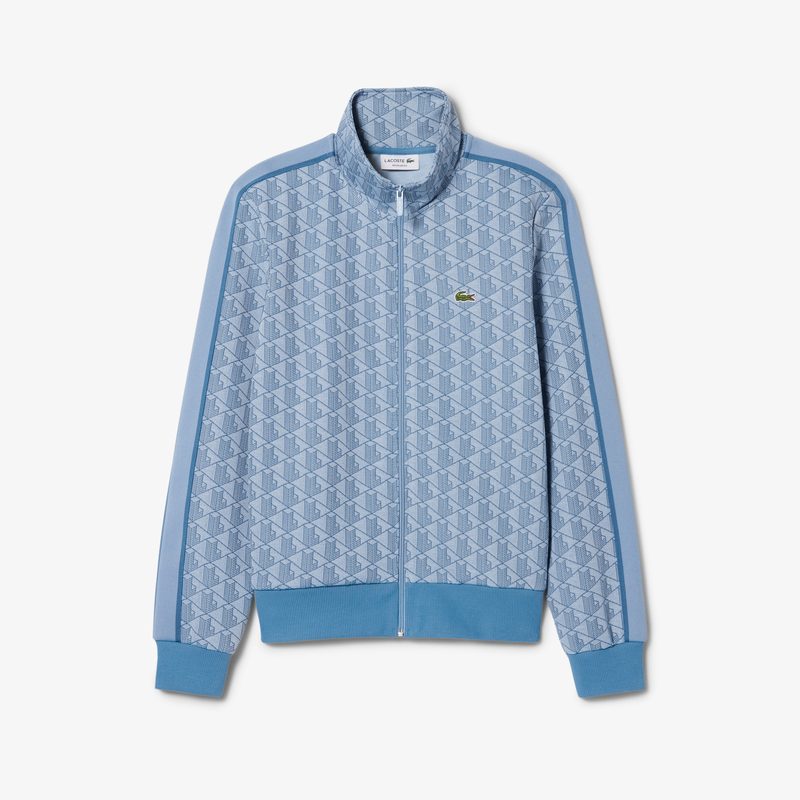 Мужская жаккардовая толстовка Lacoste PARIS с монограммой 4