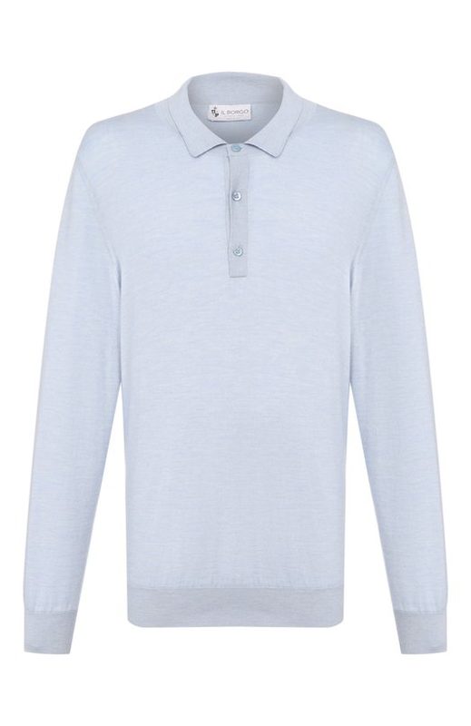 Поло из кашемира и шелка Il Borgo Cashmere