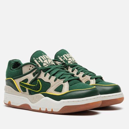 Мужские кроссовки Nike x NIGO x Pendleton Air Force 3 Low SP, цвет зелёный