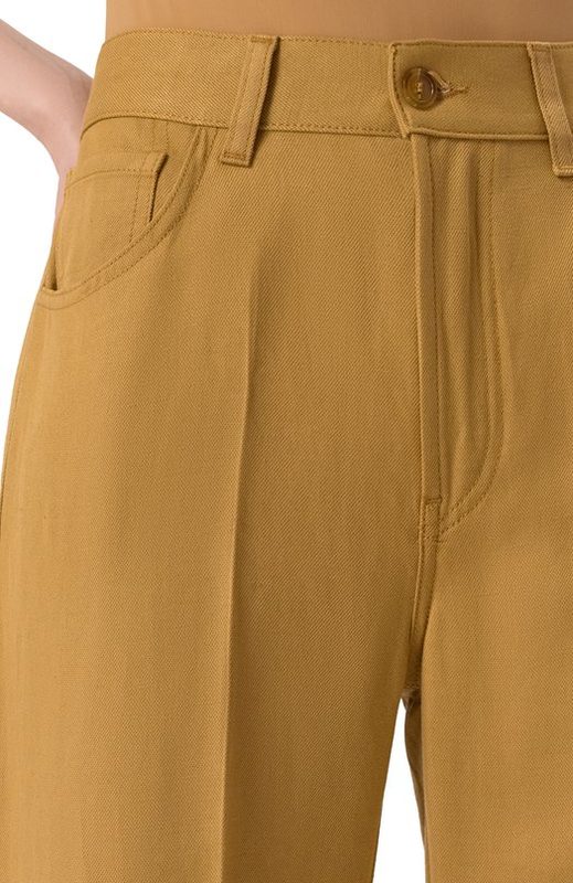 Брюки из вискозы и льна Dondup 5