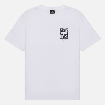 Мужская футболка Paul Smith PS Dept, цвет белый