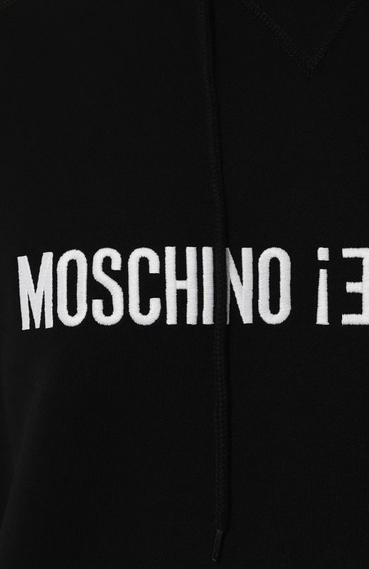 Хлопковое худи Moschino 5