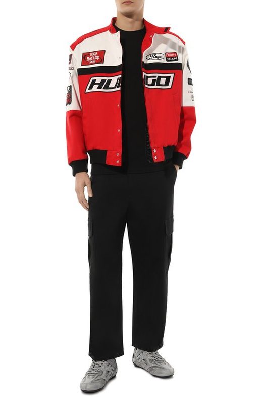 Хлопковые брюки-карго Moschino 2