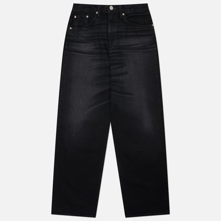 Мужские джинсы Edwin Wide Kaihara Right Hand Black Denim 13 Oz, цвет чёрный