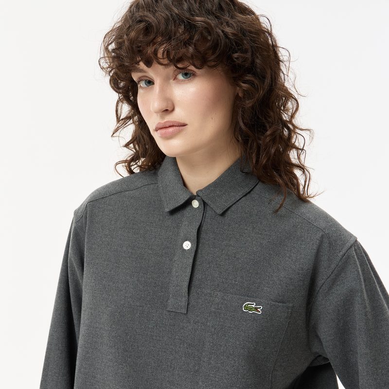 Женская рубашка Lacoste оверсайз 5