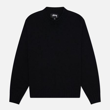 Мужской свитер Stussy Surfman Mock, цвет чёрный