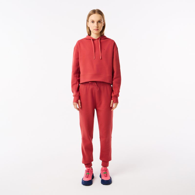 Женская толстовка Lacoste Core Active свободного кроя с капюшоном 5