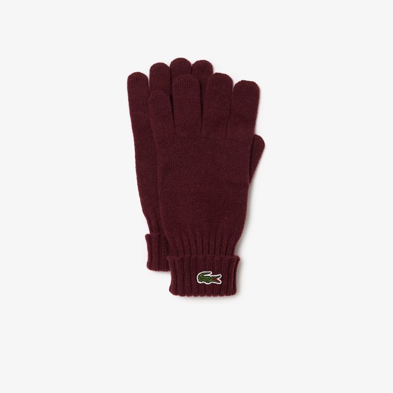 Шерстяные перчатки Lacoste унисекс