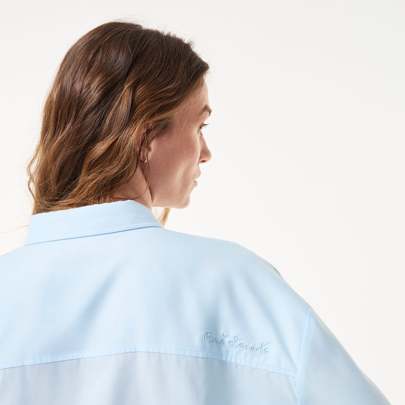 Женская рубашка Lacoste из тенселя 4