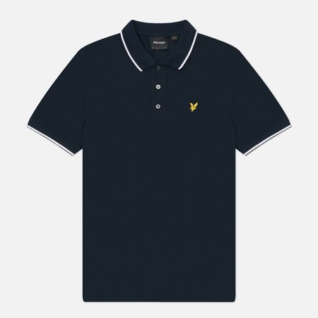 Мужское поло Lyle & Scott Tipped, цвет синий