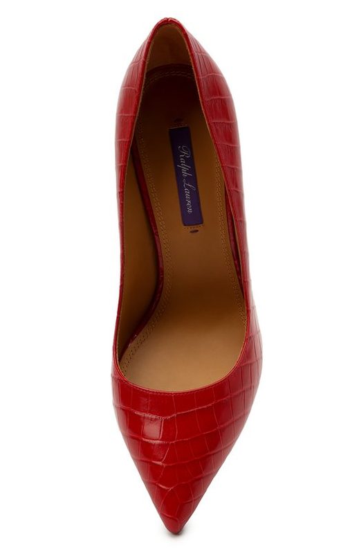 Туфли из кожи крокодила Celia Ralph Lauren 5