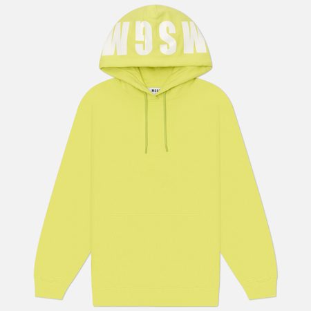 Мужская толстовка MSGM MSGM Maxilogo Hoodie, цвет зелёный
