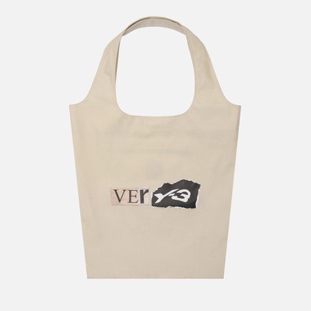 Сумка Y-3 Graphic Tote, цвет бежевый