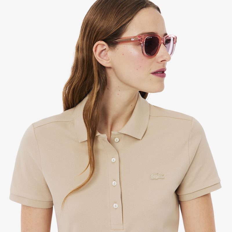 Женское платье-поло Lacoste приталенного кроя 3