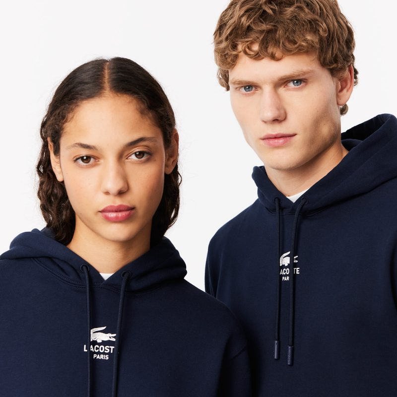 Хлопковая толстовка Lacoste унисекс с капюшоном 3