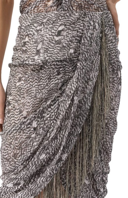 Юбка из вискозы и шелка Isabel Marant 5