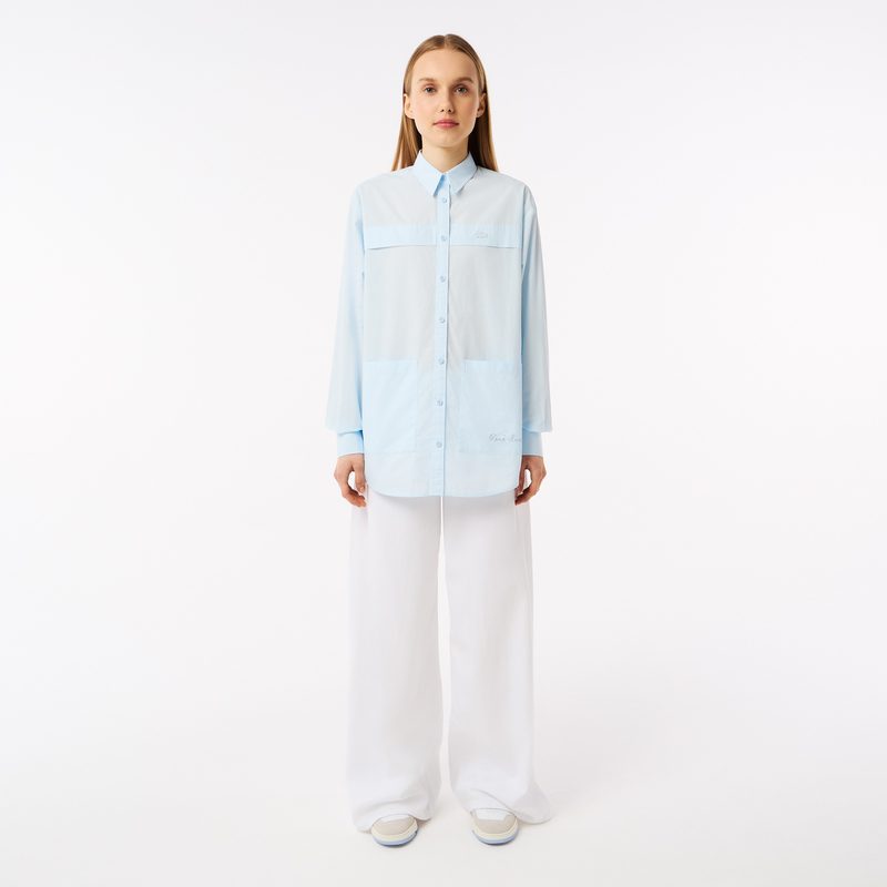 Женская блузка Lacoste свободного кроя 5