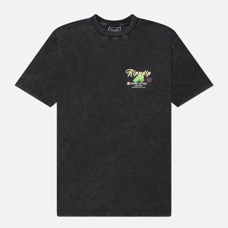 Мужская футболка RIPNDIP Gourmet Cat Food, цвет чёрный