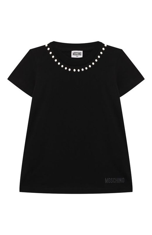 Хлопковая футболка Moschino