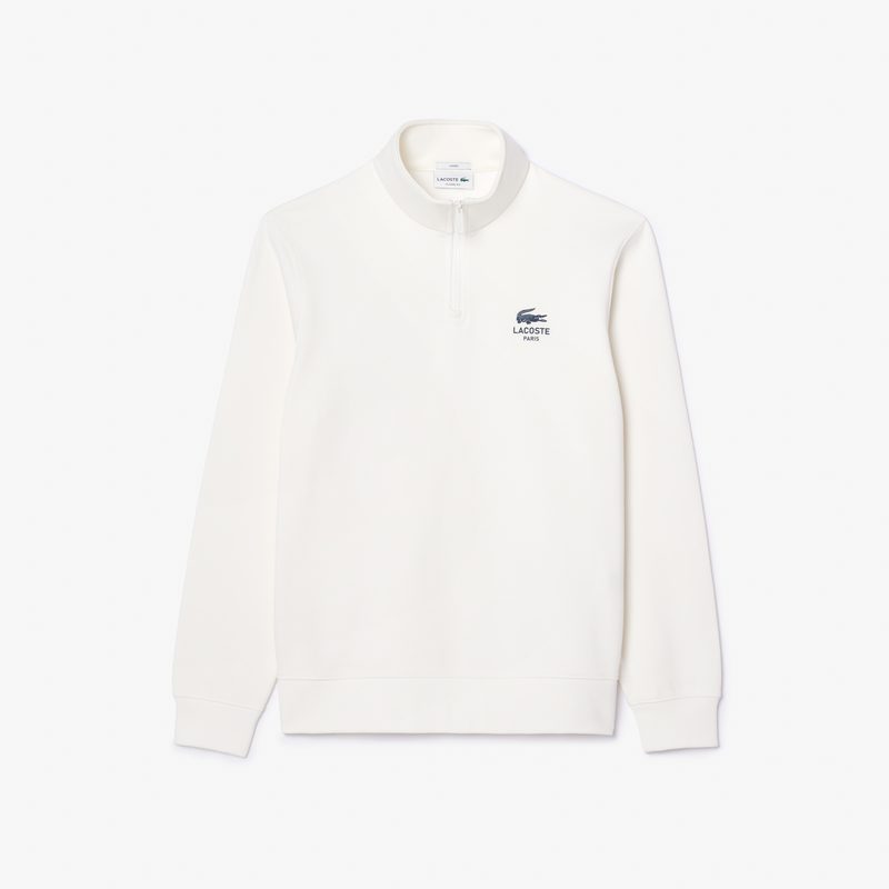 Свитшот Lacoste унисекс с застежкой-молнией с высоким воротом 5
