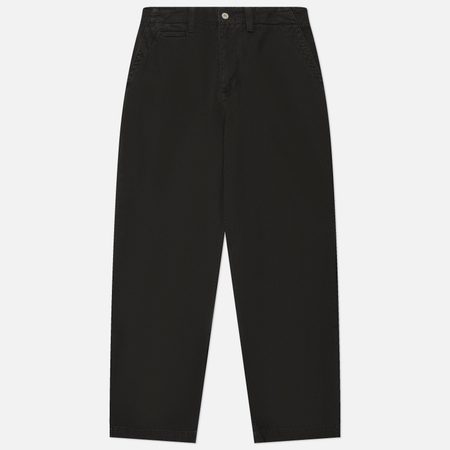Мужские брюки Norse Projects Hengifoss High Waist Heavy Twill, цвет чёрный