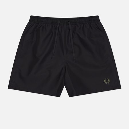 Мужские шорты Fred Perry Swim, цвет чёрный