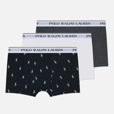 Комплект мужских трусов Polo Ralph Lauren Classic Trunk 3-Pack, цвет комбинированный