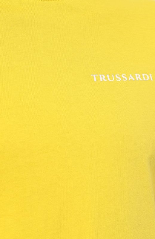 Хлопковая футболка Trussardi 5