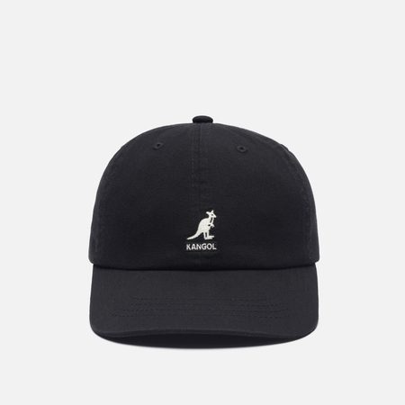 Кепка Kangol Washed Baseball, цвет чёрный
