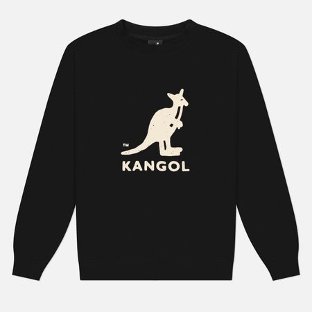 Мужская толстовка Kangol Big Logo, цвет чёрный