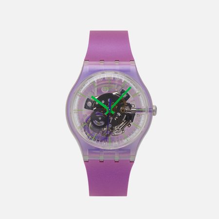 Наручные часы Swatch Shimmer Purple, цвет фиолетовый